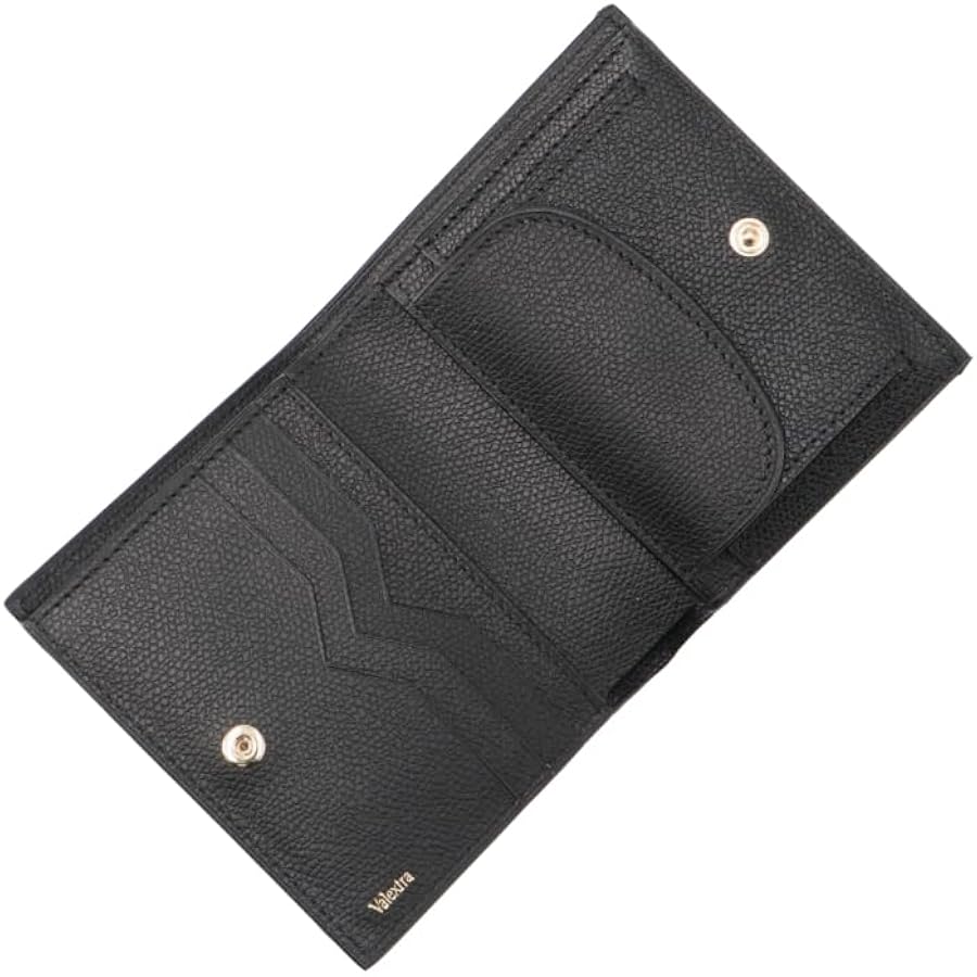 Valextra ブラック 二つ折り財布 Amazon | [ヴァレクストラ] 財布 二つ折り 小銭入れ付き 3カード